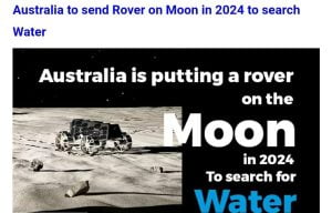 Australia to send Rover on Moon in 2024 to search Water