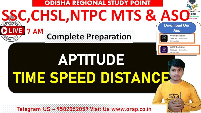 | Time Speed Distance | Aptitude Selected Question |SSC RAILWAY BANKING |